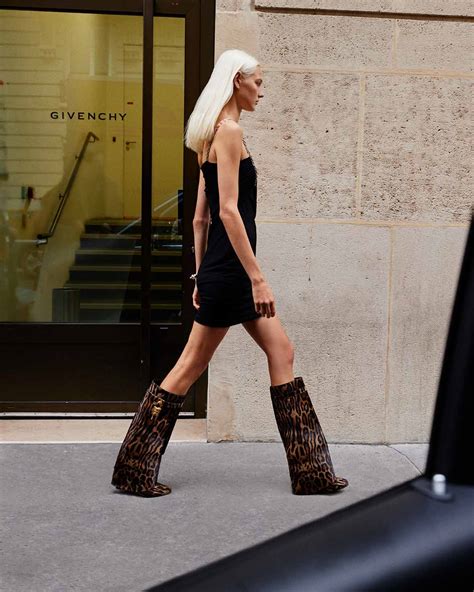 givenchy boots kim kardashian|givenchy shark lock boots review.